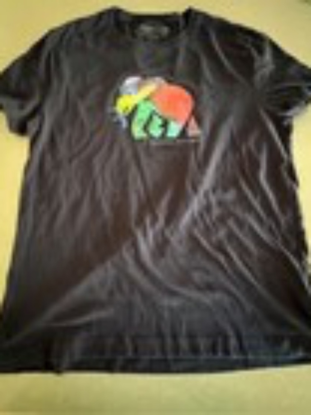 Banana Republic Men' Medium Pride Elephant Rainbow Navy T-Shirt